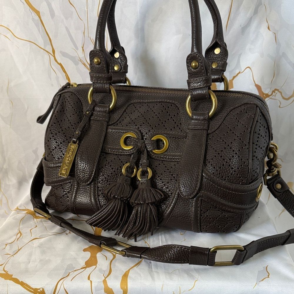 * Lockheart Elegant Brown Handbag - Picture 3 of 15